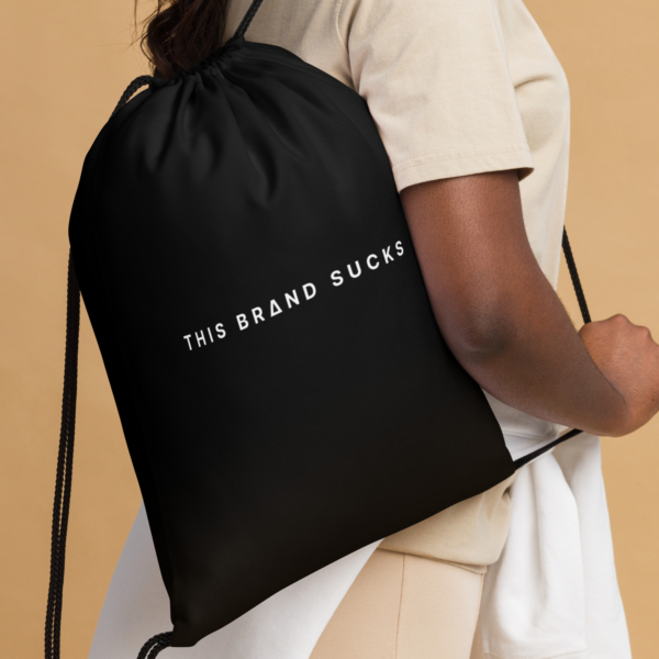 Anonimosalentino-Unisex Drawstring bag-This Brand Sucks