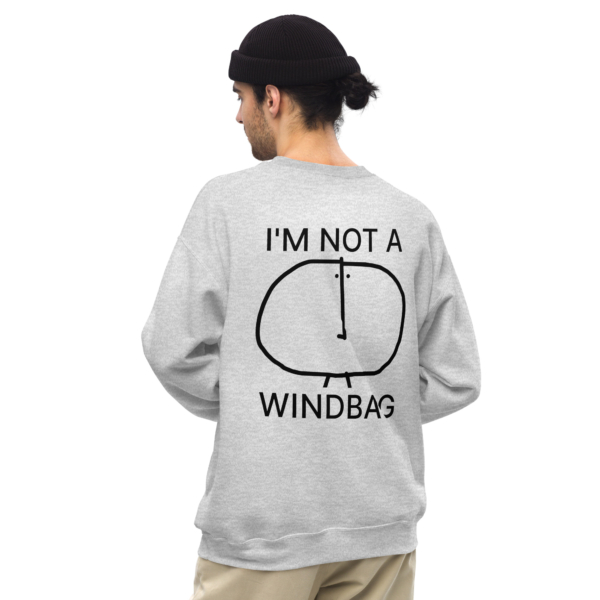 Anonimosalentino - Unisex Sweatshirt Black Who the Fuck? - Who the Fuck?