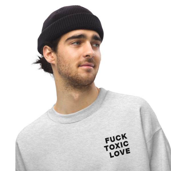 Anonimosalentino- Felpa Fuck Toxic Love-Fuck Toxic Love