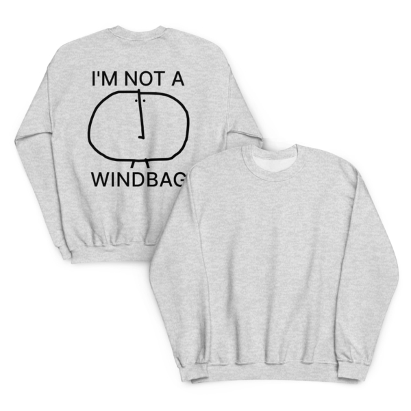 Anonimosalentino - Unisex Sweatshirt Black Who the Fuck? - Who the Fuck?