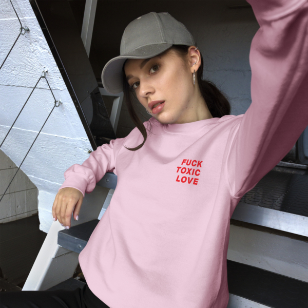 Anonimosalentino- Felpa Fuck Toxic Love-Fuck Toxic Love