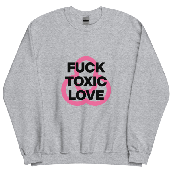 Anonimosalentino- Felpa Fuck Toxic Love-Fuck Toxic Love