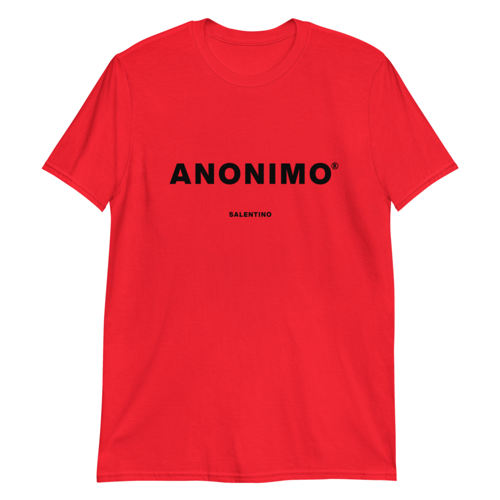 Short-Sleeve Unisex T-Shirt Logo © Anonimosalentino